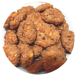 Groenteballetjes gemaakt van quinoa