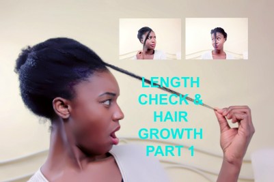 Length check and hair growth