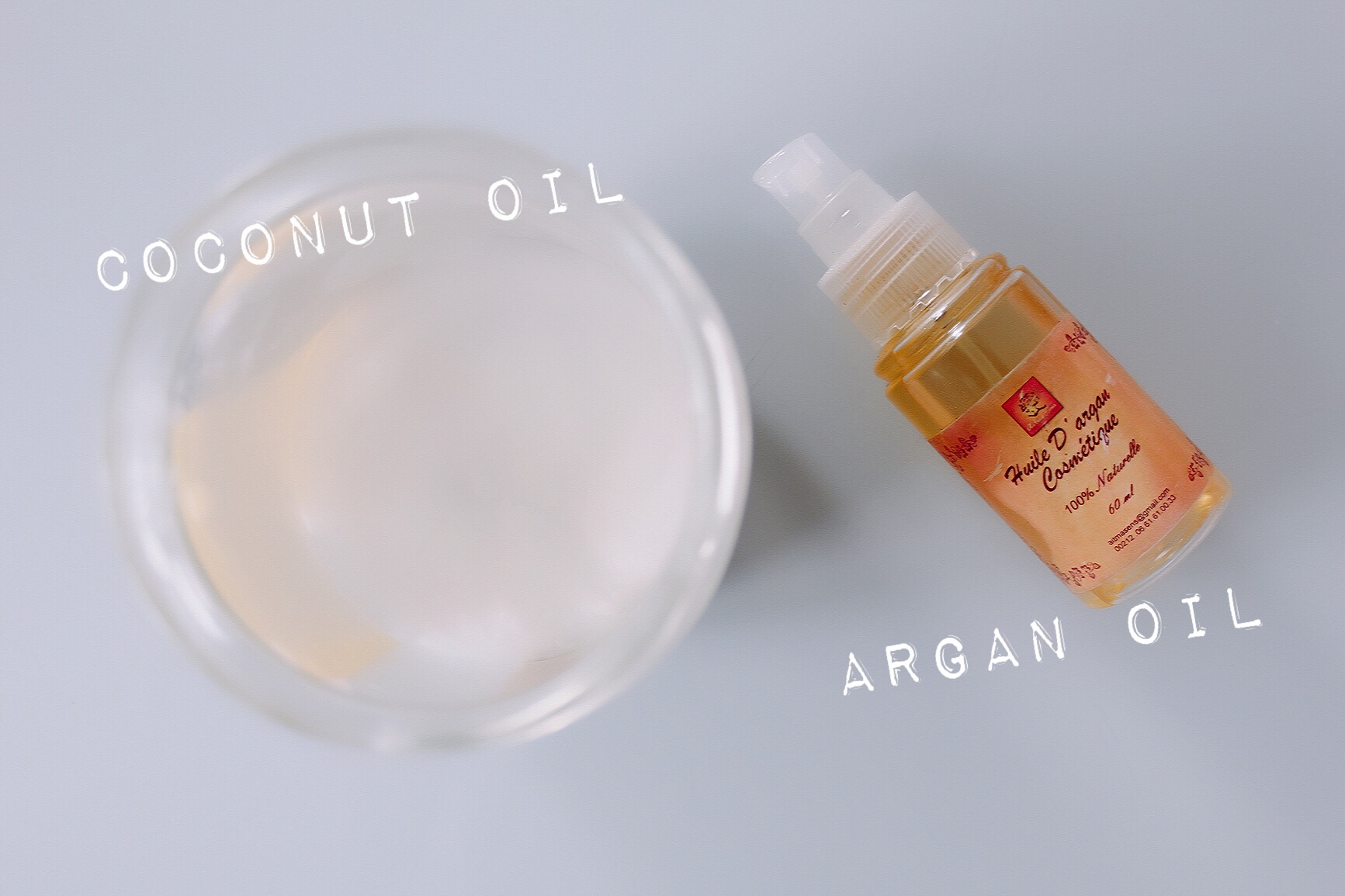 Argan oil coconut oil