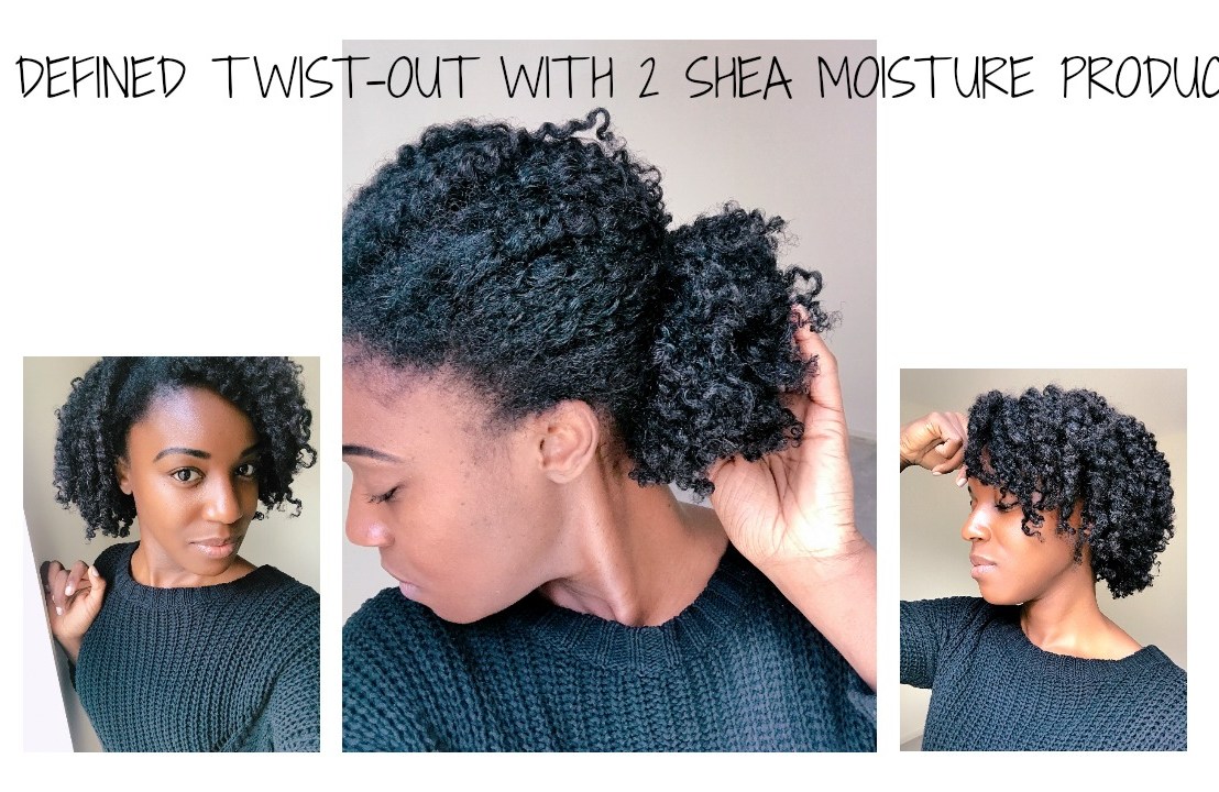 Quick defined twist out with Shea Moisture&nbsp;products