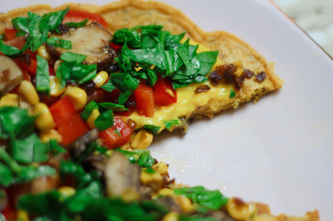 Raw vegan food challenge Day 1 (Vegan&nbsp;omelet)
