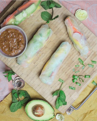 vegan summer rolls