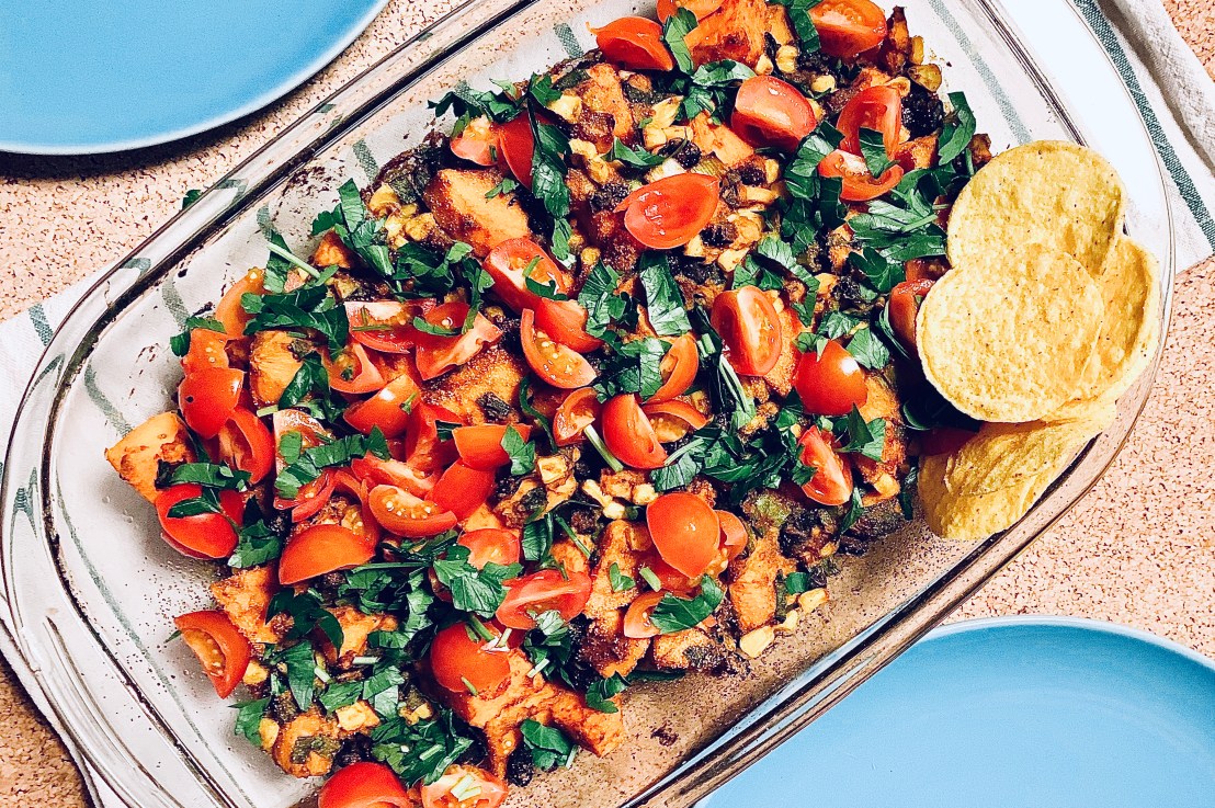 Sweet potato beans&nbsp;casserole